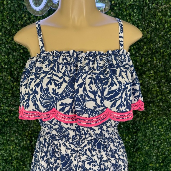 Lilly Pulitzer Vibrant Print Maxi Dress Resort Chic Size XS - Picture 8 of 12